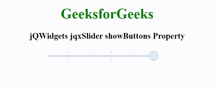 jQWidgets jqxSlider showButtons 属性