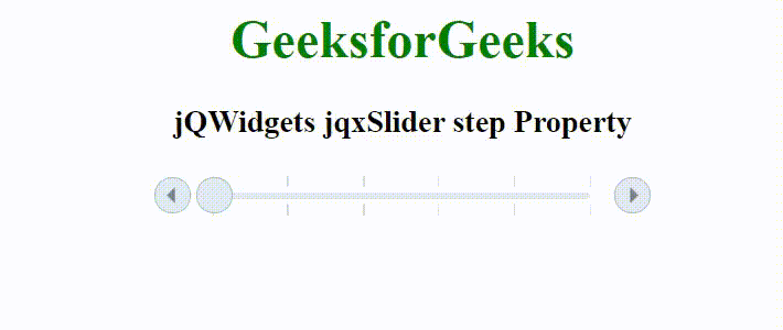jQWidgets jqxSlider step属性