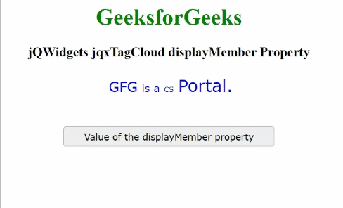 jQWidgets jqxTagCloud displayMember属性