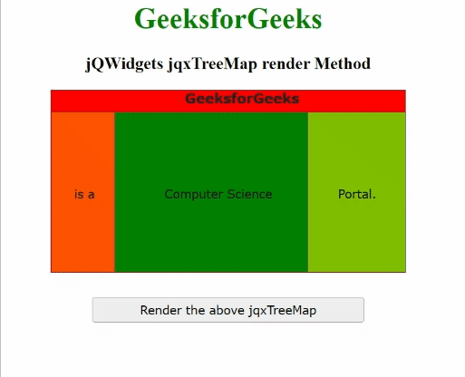jQWidgets jqxTreeMap render()方法