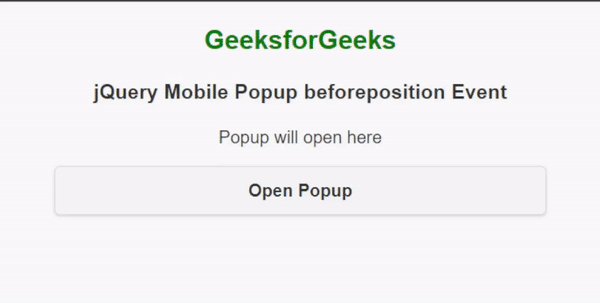 jQuery Mobile Popup beforeposition事件