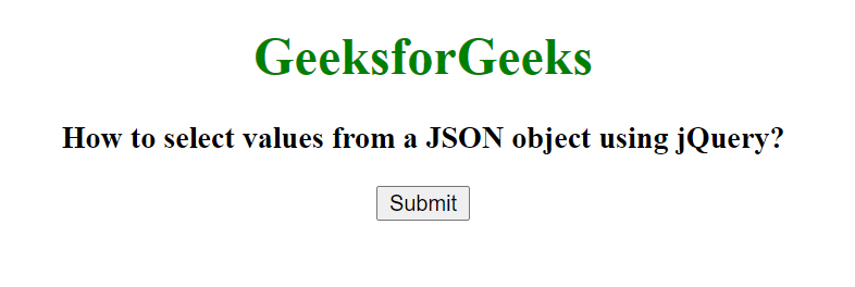 如何使用jQuery从JSON对象中选择值？