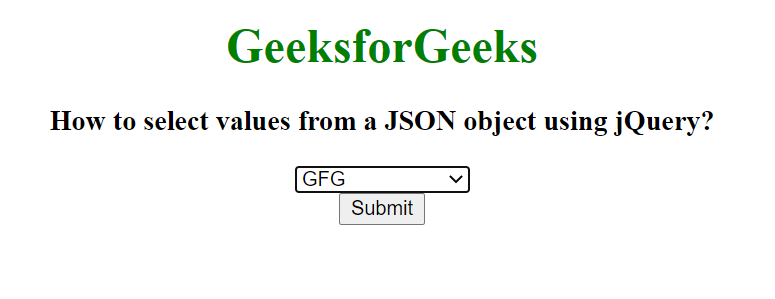 如何使用jQuery从JSON对象中选择值？