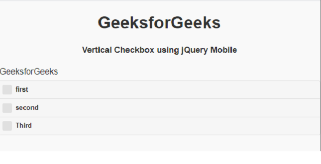 如何使用jQuery Mobile制作迷你垂直复选框控制组？