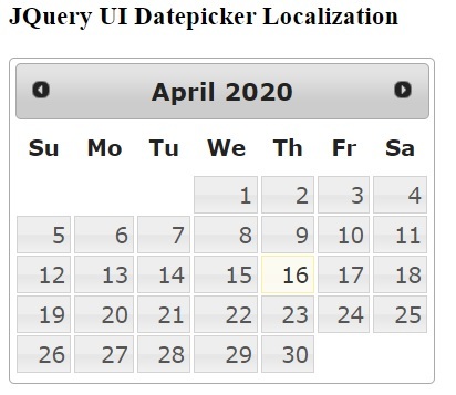 如何使用jQuery创建UI Datepicker？