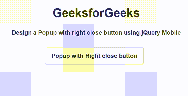 如何使用jQuery Mobile创建一个关闭的弹出窗口? 如何使用jQuery Mobile创建一个关闭的弹出窗口?