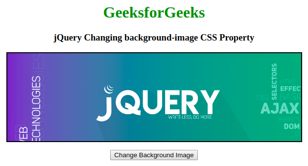 如何使用jQuery改变背景图片? 如何使用jQuery改变背景图片?