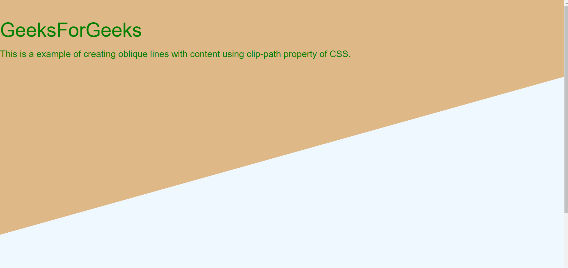 如何用CSS/Bootstrap 3制作斜线？
