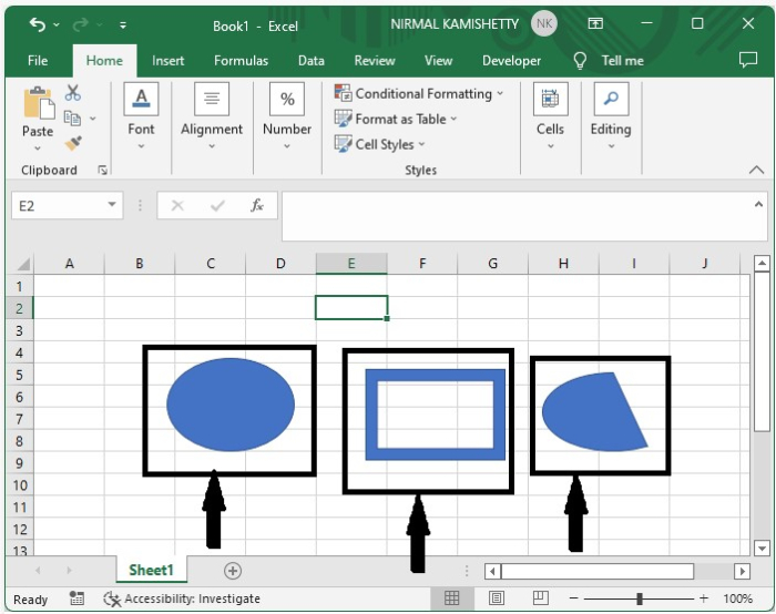 如何在Excel中根据指定的单元格值自动改变形状和大小？