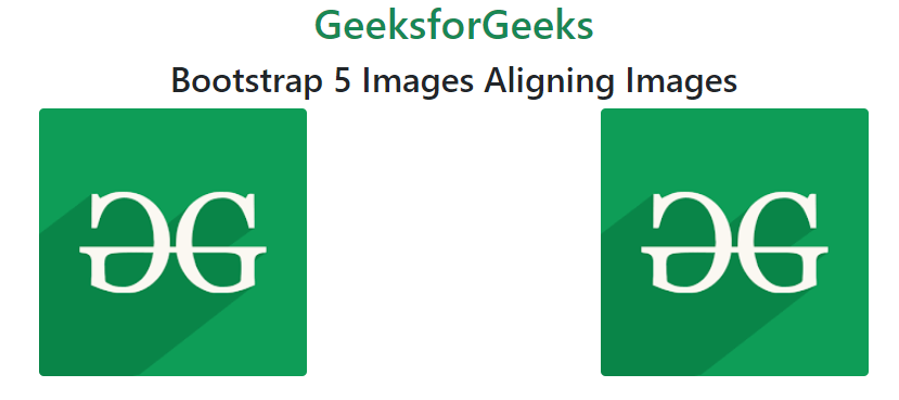 Bootstrap 5图像的对齐方式