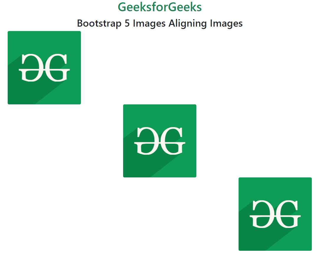 Bootstrap 5图像的对齐方式