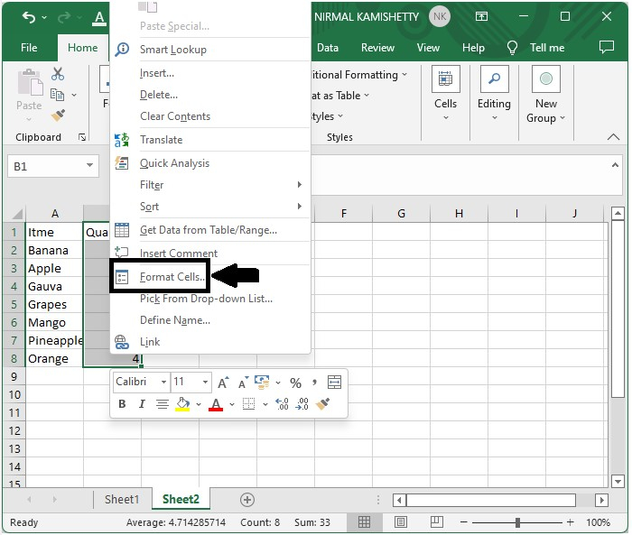 如何在Excel中为单元格添加单位