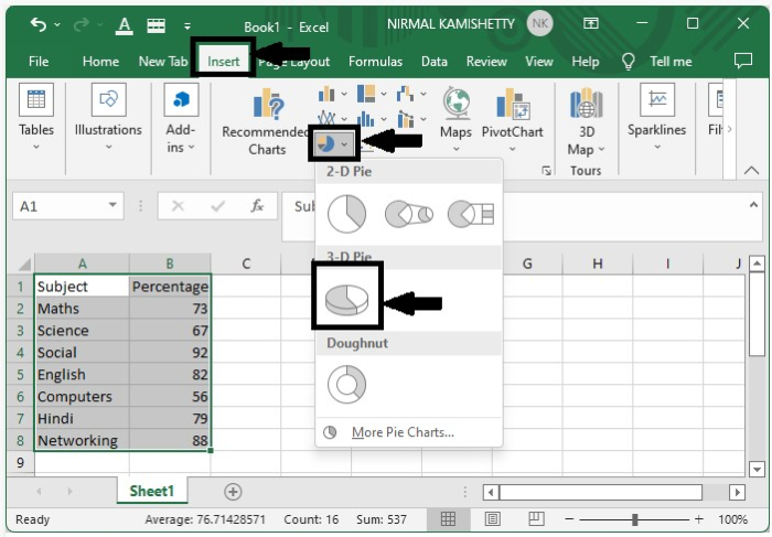 如何在Excel中为饼图添加引导线？
