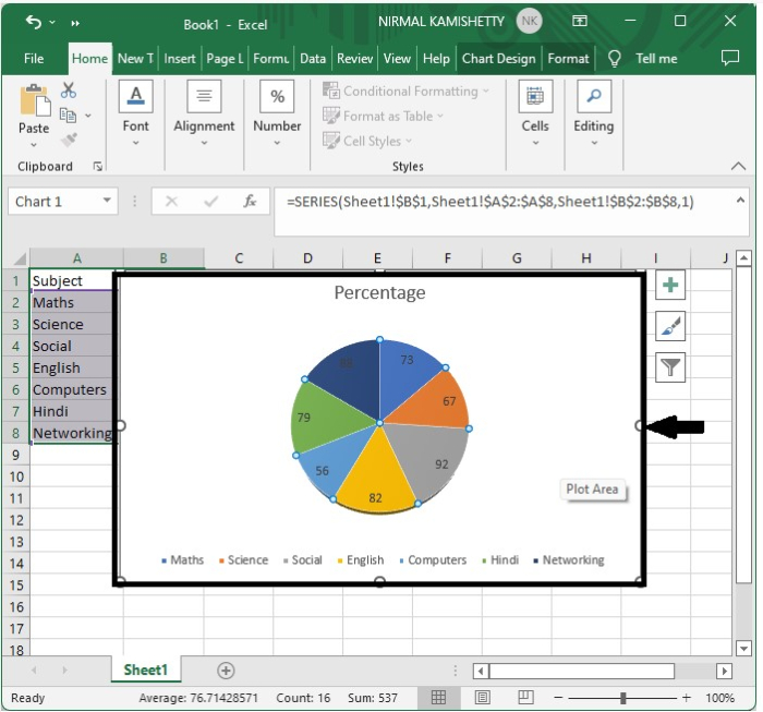 如何在Excel中为饼图添加引导线？
