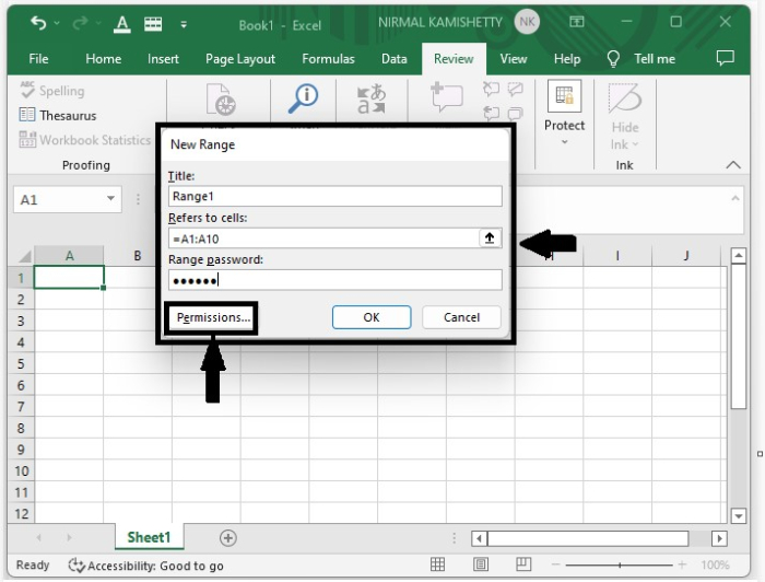 如何允许某些用户在Excel中编辑单元格范围？