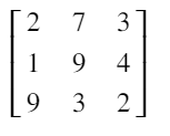 Swift程序 使用多维数组减去两个矩阵