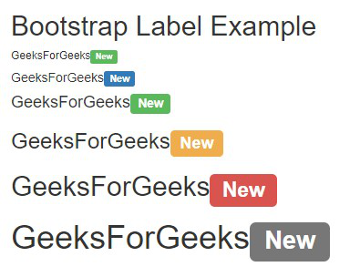 Bootstrap中的标签和徽章是什么？