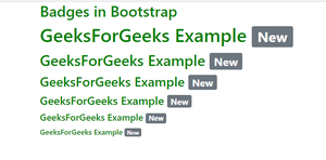 什么是Bootstrap中的徽章？