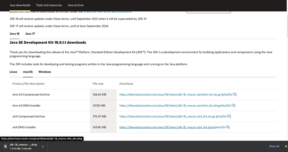 在Windows、Mac和Linux上下载并安装Java开发工具包JDK