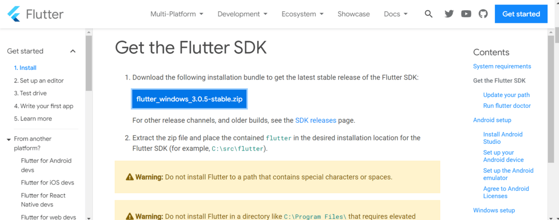 如何在IntelliJ IDEA中安装和设置Flutter