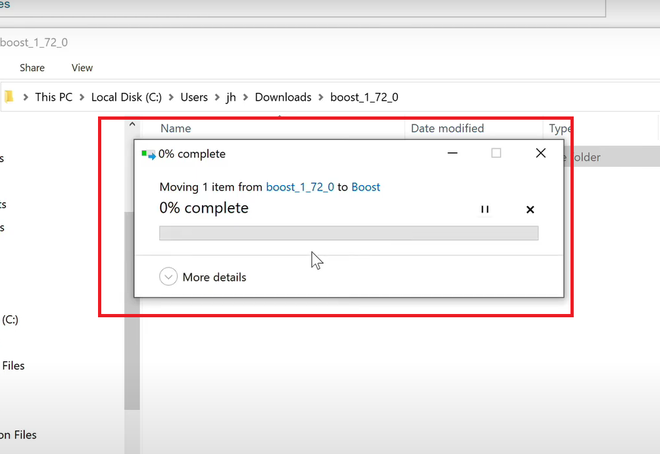 如何在Windows上安装C++ Boost库