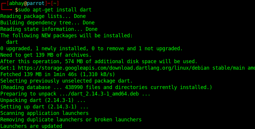 如何在Linux上安装Dart