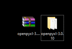 如何在windows上安装python中的openpyxl？