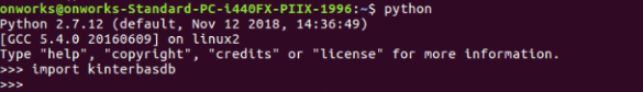 如何在Linux上安装python-kinterbasdb