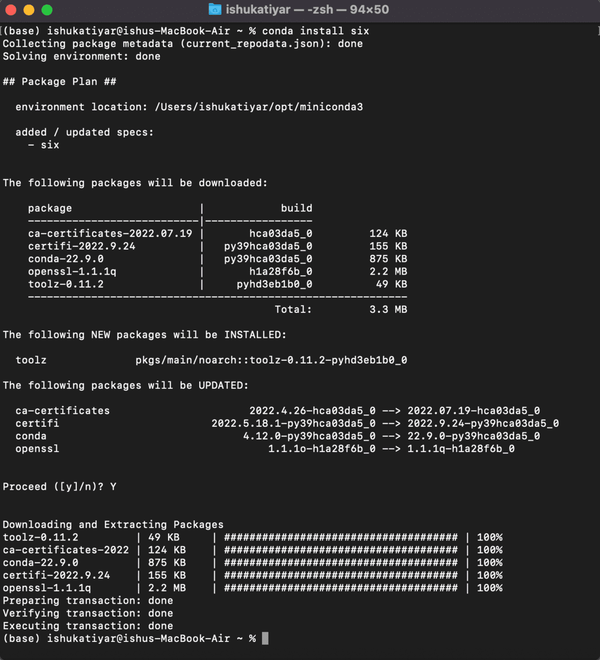 如何在MacOS上安装Python Module Six