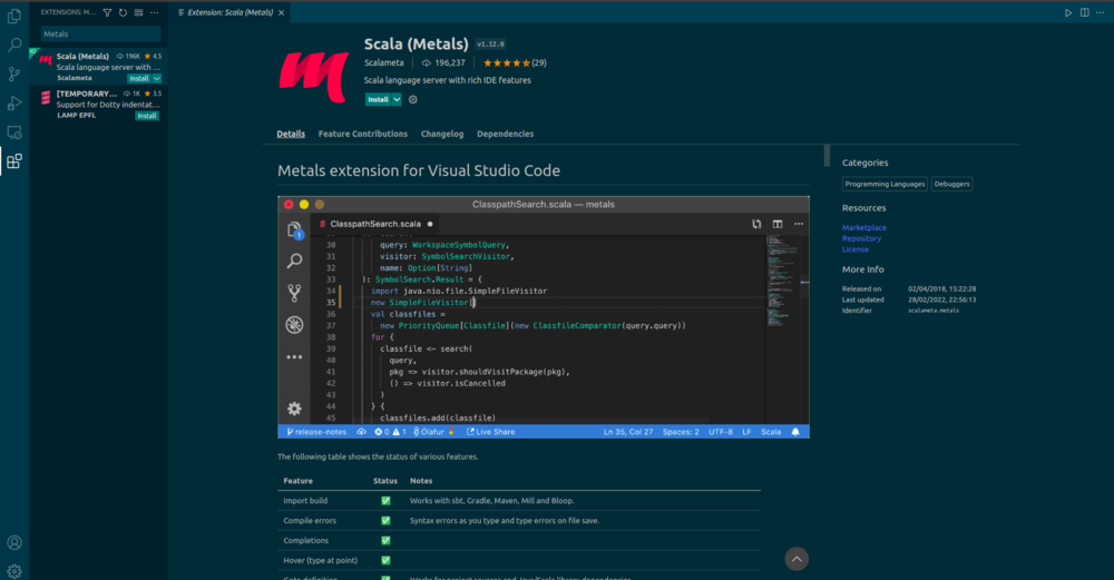 如何用VSCode安装Scala