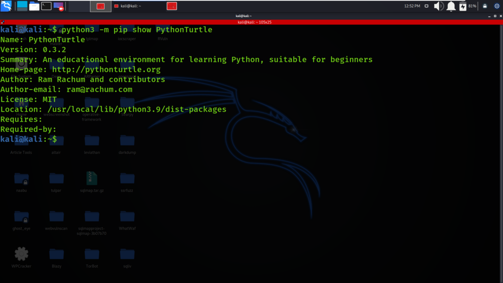 如何在Linux上用Python安装Turtle