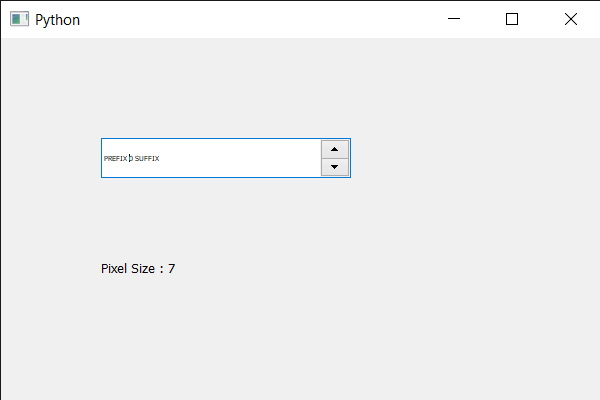 PyQt5 QSpinBox - 获取像素大小