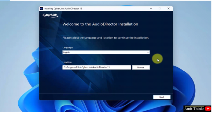 如何在Windows中安装AudioDirector 365？