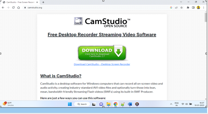 如何在Windows上安装CamStudio？