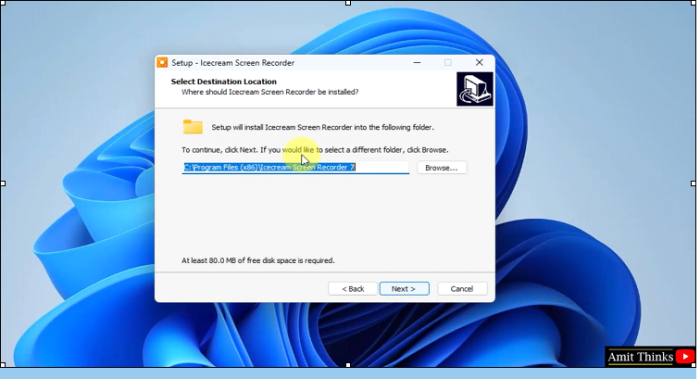 如何在Windows上安装Icecream屏幕录像机？