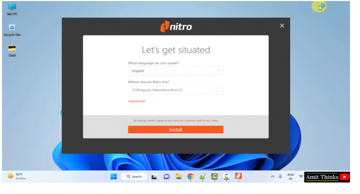 如何在Windows上安装Nitro Reader？