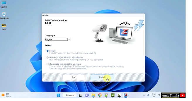 如何安装PrivaZer for Windows？