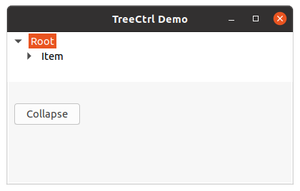 wxPython - wx.TreeCtrl中的CollapseAll()方法