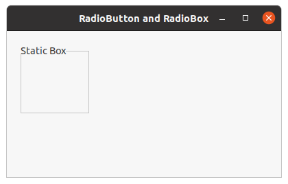 wxPython - 使用Create()方法创建静态盒子