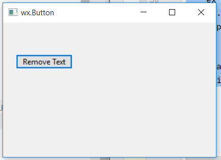 wxPython - 使用Destroy()函数销毁按钮小部件