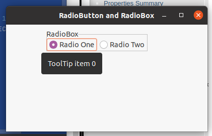 wxPython - wx.RadioBox中的SetItemToolTip()方法