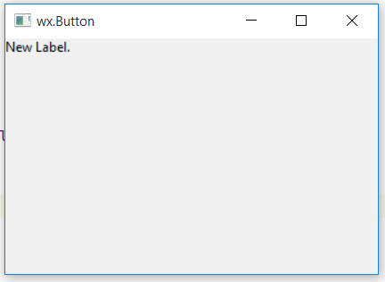 wxPython - wx.StaticText中的SetLabel()函数