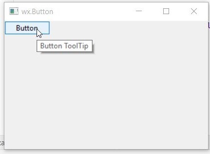 wxPython - 为Button设置工具提示