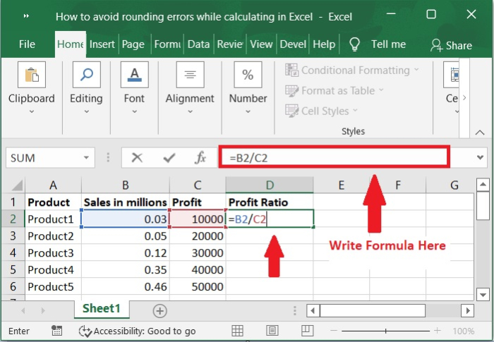 如何避免在Excel中计算时出现四舍五入的错误？