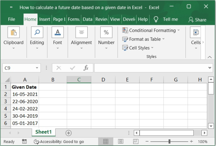 如何在Excel中根据给定的日期计算出未来的日期? 如何在Excel中根据给定的日期计算出未来的日期?