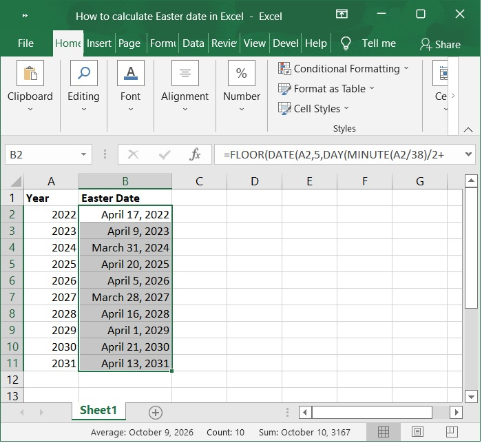 Excel 