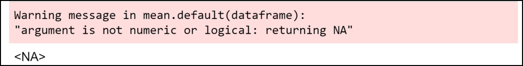 R语言如何修复：Argument is not numeric or logical: returning na