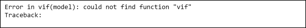 R语言如何修复：there are aliased coefficients in the model