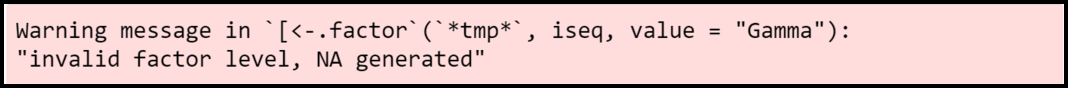 R语言如何修复：Invalid factor level, NA generated in R