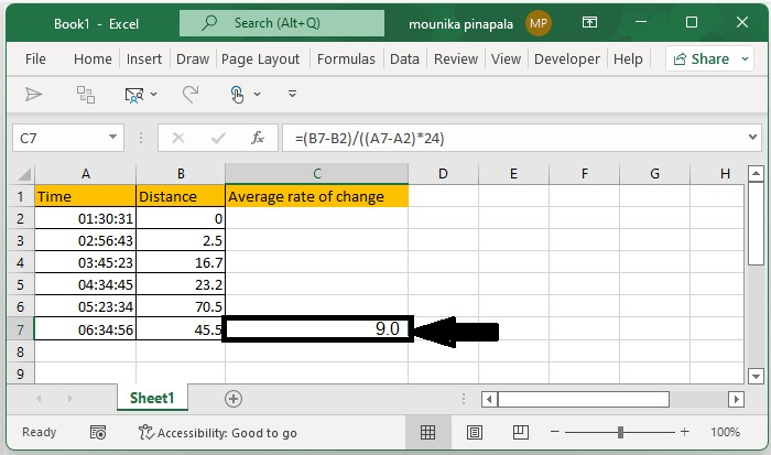 如何在Excel中计算平均变化率？